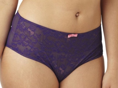 Sculptresse Pure Lace Full Brief - Purple & Pink